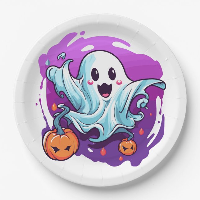 Halloween Paper Plates (Front)