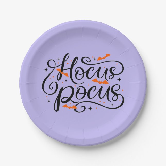 Halloween Paper Plates (Front)
