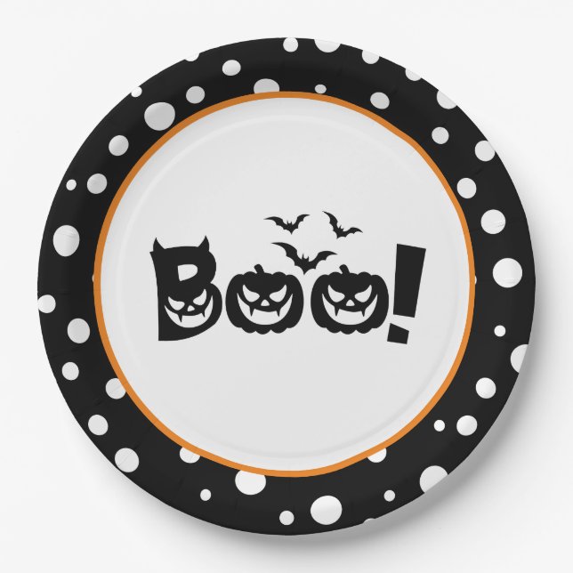 Halloween Paper Plates (Front)