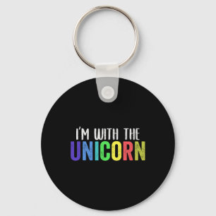 Halloween Parent Daughter Adult Costume I'm With T Key Ring
