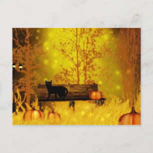 Halloween park Postcard