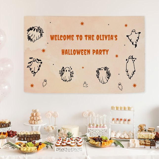 Halloween Party Adult Vintage Gothic Skull Banner (Creator Uploaded)