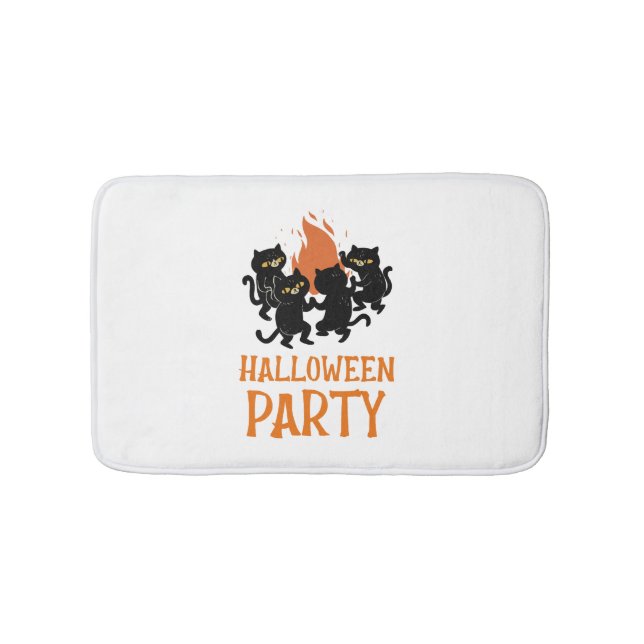 Halloween Party                Bath Mat (Front)