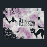 Halloween Party Black Cat Evil Pumpkins Scary Owls Invitation<br><div class="desc">Halloween Party Black Cat Evil Pumpkins Scary Owls Invitation. Unique,  beautiful,  stylish design. Easy to be personalised. Font style,  size and colours can be changed. Matching items are available.</div>