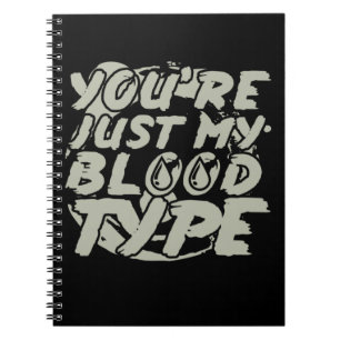 Halloween Party Blood Notebook