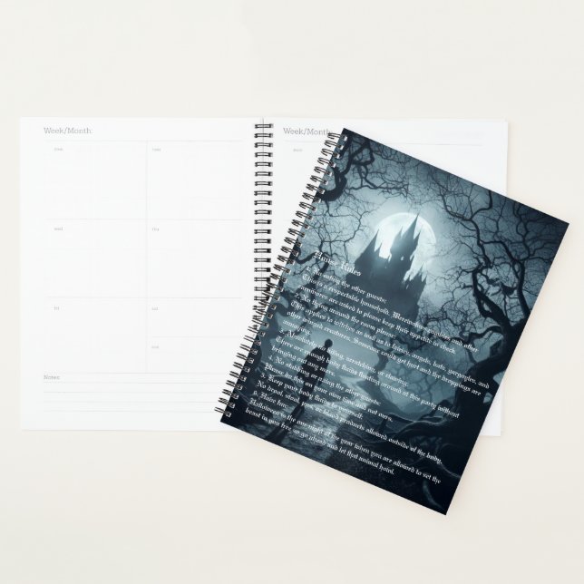 Halloween Party Calendar Planner (Display)