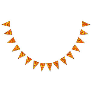Halloween party candy corn Bunting banner