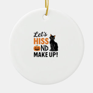 Halloween Party Cat Mom Costume Long Sleeve T-Shir Ceramic Tree Decoration