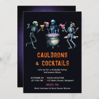 Halloween Party Cauldron Cocktail Mixer Funny Dark