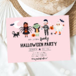 Halloween Party Costume Spooky Kids Birthday Invitation<br><div class="desc">Halloween Birthday themed invitation for your perfect celebration.</div>