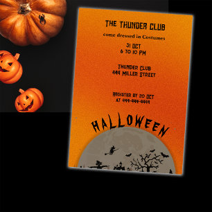 Halloween Party Customise Invitation