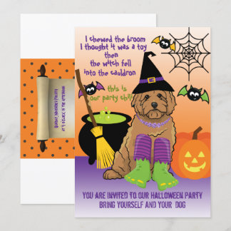 Halloween Party Dress Up and Bring Your Dog Invitation
