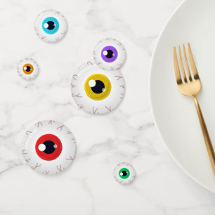 Halloween Party Eye Eyeball Tableware Table Decor Confetti