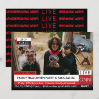 Halloween Party Family Breaking TV News Fabulous