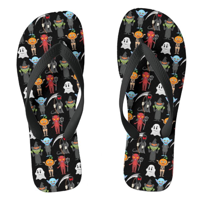 Halloween Party Flip Flops (Footbed)