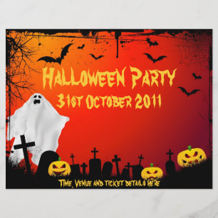 Halloween party flyer
