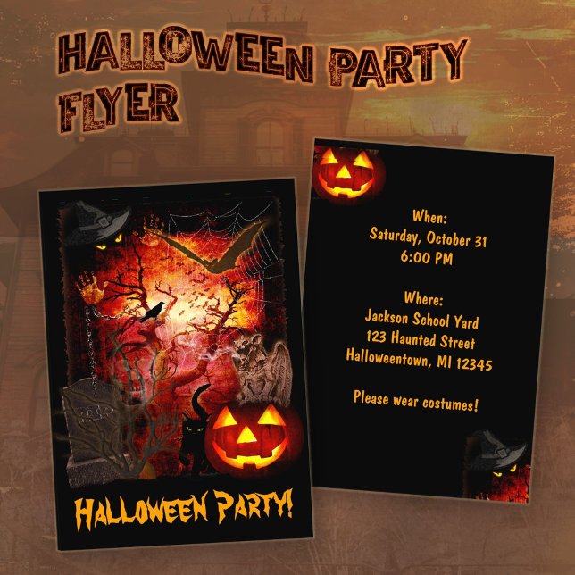 Halloween Party Flyer (Creator Uploaded)