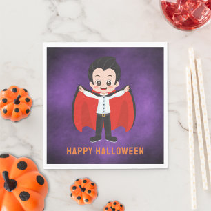 Halloween Party for Kids Vampire Paper Napkin