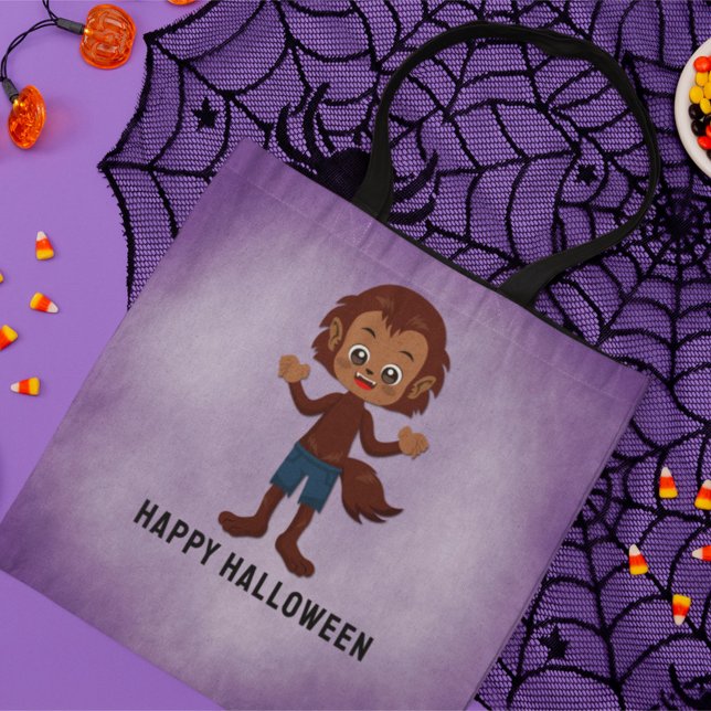 Halloween Party for Kids Werewolf Tote Bag (Creator Uploaded)