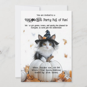 🐈‍⬛Halloween Party Full of Fun Invitation