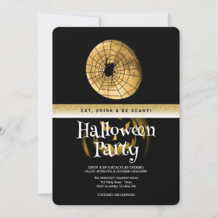 Halloween Party Gothic Fantasy Moon Invitation