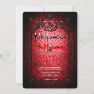 Halloween Party  Gothic  Invitation