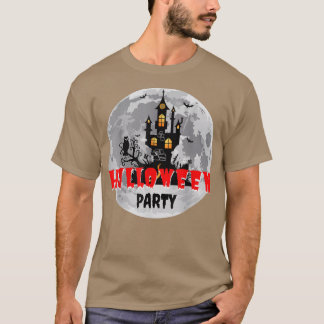 Halloween party haunted house happy Halloween spoo T-Shirt