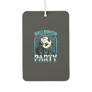 Halloween Party Haunted Pumpkin Vector Design Car Air Freshener
