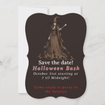 Halloween party invitation