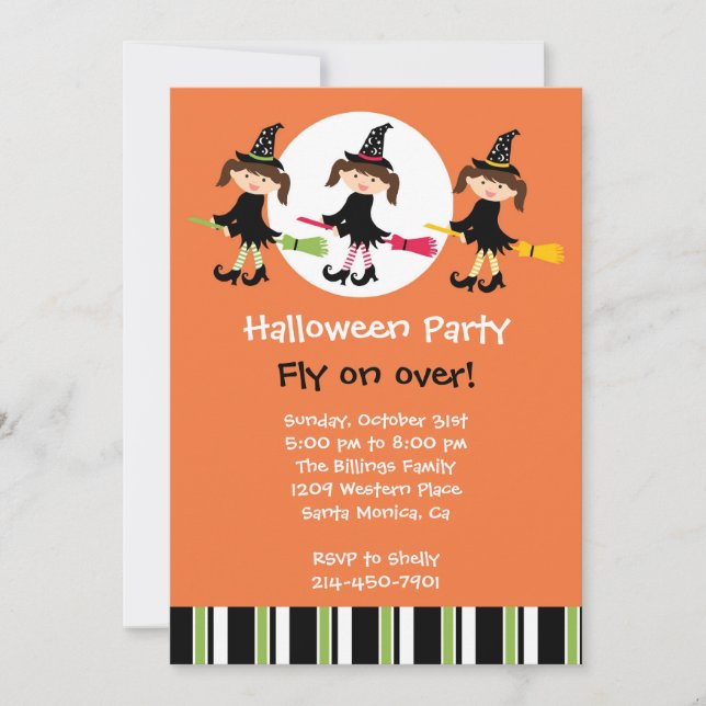 Halloween Party Invitation (Front)