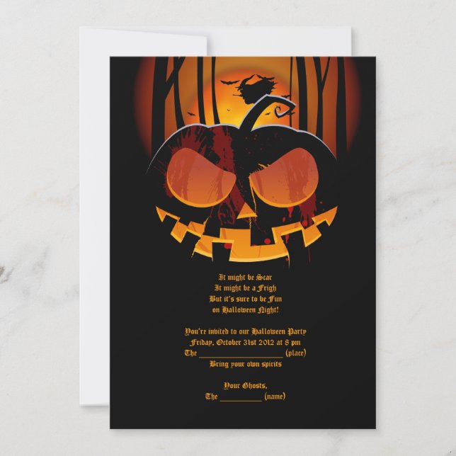 Halloween Party Invitation (Front)