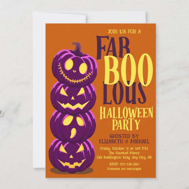 Halloween Party Invitation (Front)