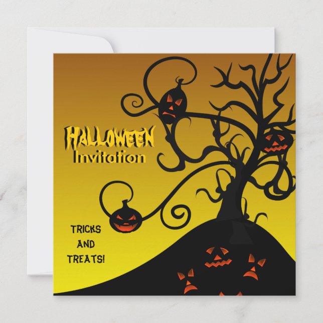Halloween Party Invitation (Front)