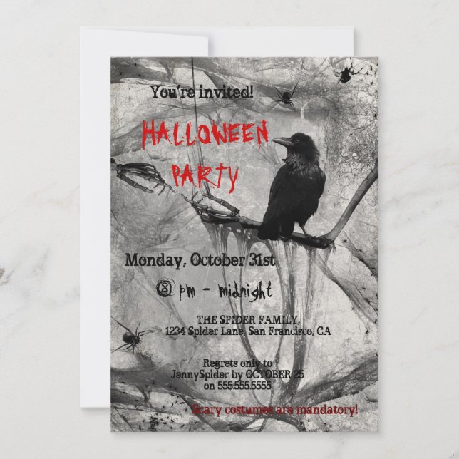 Halloween Party Invitation (Front)