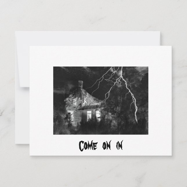 Halloween party invitation (Front)