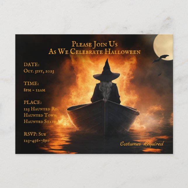 Halloween Party Invitation (Front)