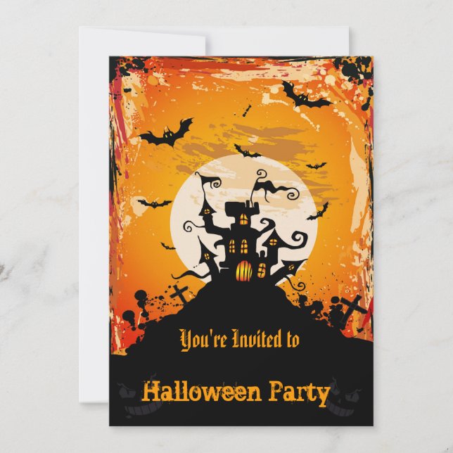 Halloween Party Invitation (Front)