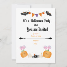 Halloween party invitation