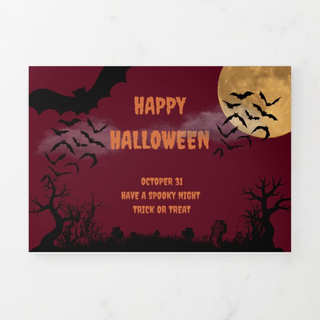 Halloween party invitation (Cover)