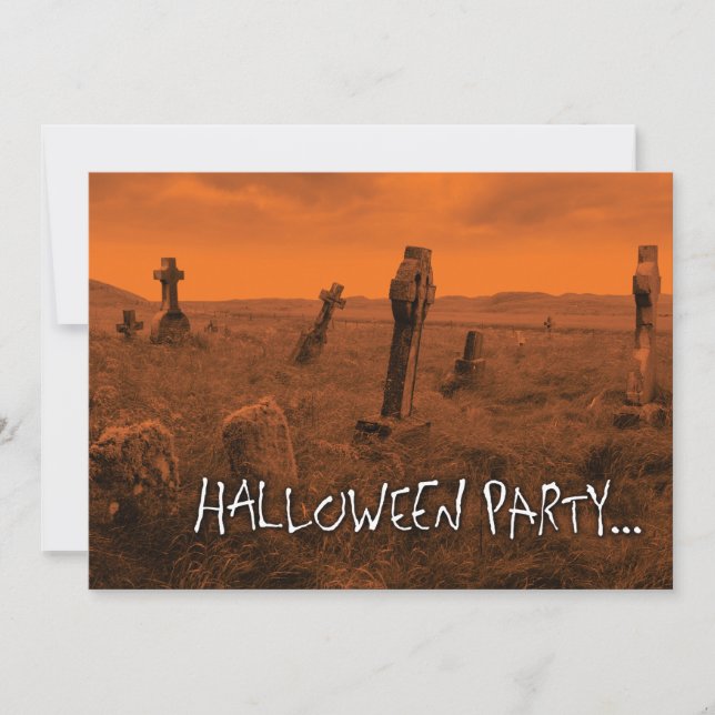 halloween party invitation (Front)