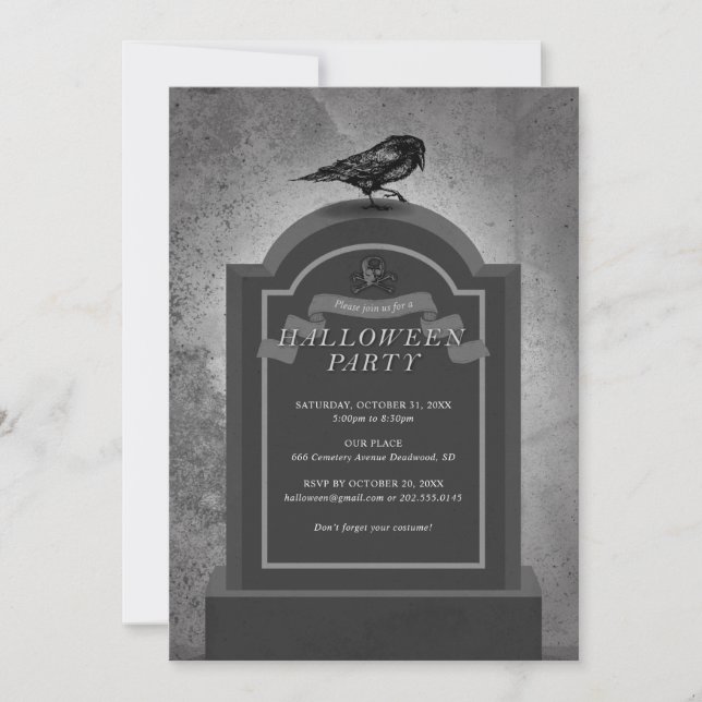 Halloween Party Invitation (Front)