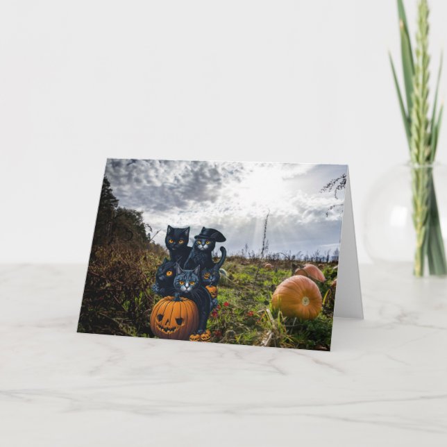 Halloween Party Invitation. Card (Front)