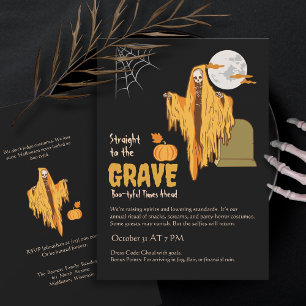 Halloween Party Invitation Elevated Humour Invit