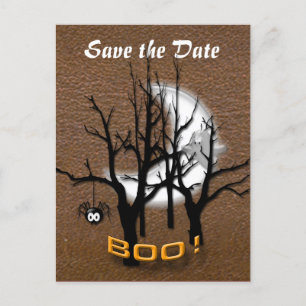 Halloween Party Invitation Postcard