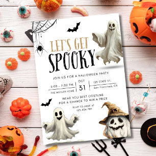 Halloween Party Invitation, Spooky Night Halloween Invitation