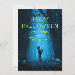 Halloween Party Invitation, Spooky Night Party Invitation