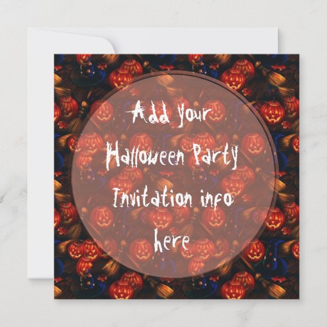 Halloween Party Invitations (Front)