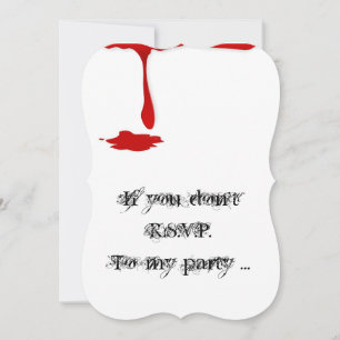 Halloween party invite