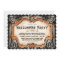 Halloween Party Invite - Black & Orange Border