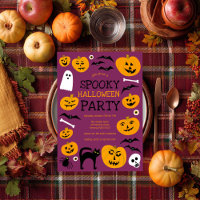 HALLOWEEN PARTY Jack-o-lanterns Cute Custom